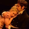 Niamh Walsh as Rosamund Vincy and David Ricardo-Pearce as Dr Lydgate
