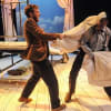 Christian Roe as the Velveteen Rabbit and Syrus Lowe as the Boy