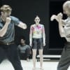 Luke Norris (Rodolpho), Emun Elliott (Marco), Phoebe Fox (Catherine) and Mark Strong (Eddie)