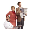 Leigh Kelly﻿ as Manuel, Karina Garnett﻿ as Sybil and Benedict Holme﻿ as Basil