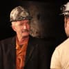 Clive Merrison as Bomber and Patrick Brennan as Chopper in Land of Our Fathers at Theatre503