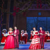 Foreground: Louise Bowden as Judy and Tom Chambers as Phil; Rachel Stanely as Betty and Aled Jones as Bob; Graham Cole as Gen. Waverley and Wendi Peters as Martha