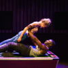 Kirsty Oswald (Desdemona) & Mark Ebulue (Othello) in Frantic Assembly's Othello