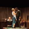 Kirsty Oswald, Mark Ebulue, Steven Miller and Leila Crerar in Frantic Assembly's Othello