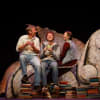 Derek Frood (Dad), Ben Worth (Tomas) and Cerianne Roberts (Mum)