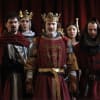 Daniel Rabin as Salisbury, Barbara Marten as Eleanor of Aquitaine, Jo Stone-Fewings as King John, Aruhan Calieva as Blanche of Castile and Alex Waldmann as The Bastard