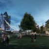 New theatre venue for London's Tower Bridge area (exterior CGI)