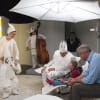 Ellie Griffiths as Plane (with Baz), Adam Storey on double bass as Rustle and Griff Fender as Hat