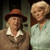 Judy Cornwell as Miss Marple and Dianne Fletcher as Letitia Blacklock