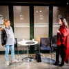 Myanna Buring as Carla and Laura Donnelly as Heather