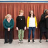 Cast of Partus, rehearsal image