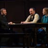 Charlie Condou as Reverend Hale, Eoin Slattery as John Proctor and Victoria Yeates as Elizabeth Proctor