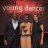 BBC Young Dancer 2017 winner Nafisah Baba with presenters Ore Oduba and Anita Rani