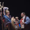 Penny Layden (Britannia) and Christian Patterson (Cymru) in My Country; A Work in Progress in the Studio at Birmingham REP