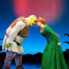 Dean Chisnall as Shrek and Bronte Barbe as Princess Fiona in Shrek the Musical
