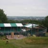 The Stafford Festival Shakespeare stage at Stafford Castle