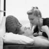 Jonny Fines (Zack Mayo) and Emma Williams (Paula Pokrifki) in rehearsal for An Officer and a Gentleman—The Musical