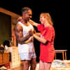 Richard Blackwood and Ruth Everett