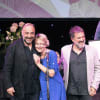 Murat Daltaban, Zinne Harris, Oguz Kaplangi and Tom Piper (Rhinoceros) Best Production winner 2018 CATS