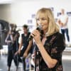 Katherine Kingsley as Dusty Springfield rehearsing for Dusty