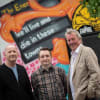 Geoff Thompson, writer of We’ll Live and Die in These Towns, Tom Clarke, former frontman of The Enemy, and Belgrade artistic director Hamish Glen