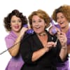 Francesca Pimm (Helouise), Wendi Peters (Lady Raeburn) and Ashlee Young (Manicurist)