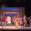 The company with (front centre) Ameet Chana as Mango, Scott Karim as Farooq, Anya Chalotra as Jyoti and Rina Fatania as Panna