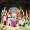 Samuel Knight (Jeremy Fisher), Charlotte Harrington (Peter Rabbit), Joanna Brown (Beatrix Potter), Matthew Whitby (Mr Tod) and Grace Osborn (Jemima Puddle-Duck)