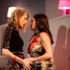 Ellis Morris (Lelani) and Bethan Cullinane (Alice) in Rotterdam in the Studio at Birmingham REP