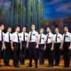 The cast in The Book of Mormon Manchester