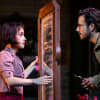 Audrey Brisson (Amélie) and Danny Mac (Nino) in Amélie the Musical at Malvern Theatres