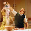Lizzy Muncey (Mum) and Giles Cooper (Nigel Slater) in Toast at Malvern Theatres