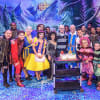 Michael Harrison and the cast of Snow White and the Seven Dwarfs