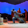 Jeremy Cobb and Ashley D Gayle in Holes at Nottingham Playhouse