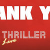Thriller Live leaves with thanks