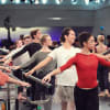 Yasmine Naghdi in Royal Ballet class on World Ballet Day 2019