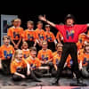 Hippodrome Education Network students perform a piece inspired by the show Circus 1903 which played the Hippodrome in October 2019