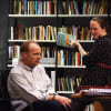 Jonathan Slinger (John) and Rosie Sheehy (Carol)