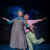 Alex Bourne as Edna Turnblad and Norman Pace as Wilbur