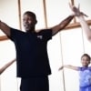 Ballet Futures Facilitator, Shevelle Dynott, leads a class with students of Dupont Dance Stage School