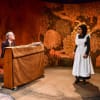 Simon Robson as Sharp and Miriam Haque as Louie