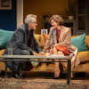 Griff Rhys Jones and Janie Dee as Peter and Laura in An Hour and a Half Late