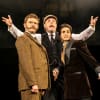 Niall Ransome (Dr Watson), Jake Ferretti (Sherlock Holmes) and Serena Manteghi (Sir Henry) in The Hound of the Baskervilles