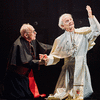 Nicholas Woodeson and Anton Lesser in The Two Popes at Northampton’s Royal and Derngate