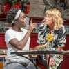 Madeline Appiah as Athena and Fay Ripley as Kerry