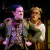 Philip Lee as Rumpelstiltskin and Lucy Whitney as the King
