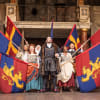 Rhys Rusbatch as Duke (centre) with the company