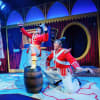 Elliot Broadfoot as King George, Jennie Jacobs as the Duke of Wellington and Amy J Payne asGeorgina