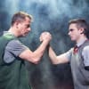 Sean Jones (Mickey) and Joe Sleight (Eddie)