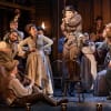 The cast with Carrie Hope Fletcher in centre as Calamity Jane